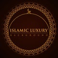 Islamic Luxury Premium Mandala Background.