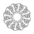 Islamic Mandala Art Design D Allahu Nurus Samawati Wal Ard, Quran Surah An Nur Ayat 35