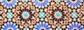 Islamic mosaic Moroccan style useful as background Royalty Free Stock Photo