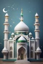 Islamic mosque decoration luxury background