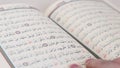Islamic muslim holly book quran word