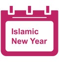 Islamic new year, islamic Special Event day Vector icon that can be easily modified or edit.