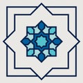 islamic oriental, geometric motif. traditional islamic, arabic, persian and ottoman design vector illustration