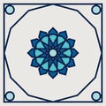 islamic oriental, geometric motif. traditional islamic, arabic, persian and ottoman design vector illustration