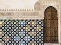 Islamic ornaments on wall Royalty Free Stock Photo