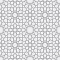 Islamic pattern . Seamless arabic geometric pattern, east ornament, indian ornament, persian motif, 3D. Endless texture