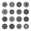 Islamic Pattern silhouettes Royalty Free Stock Photo