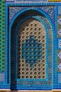 Islamic pattern, tile mosaic on mosque Royalty Free Stock Photo