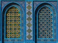 Islamic pattern, tile mosaic on mosque