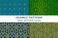 Islamic Pattern Vectors Illustration Royalty Free Stock Photo