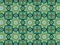 Islamic Art Pattern and Geometric Background Royalty Free Stock Photo