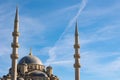 Islamic photo. Eminonu New Mosque or Yeni Cami in Istanbul Royalty Free Stock Photo