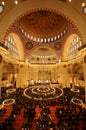 Islamic Prayer in Suleymaniye Mosque