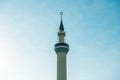 Islamic prayer tower Royalty Free Stock Photo