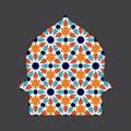 Islamic ramadan greeting card. Royalty Free Stock Photo
