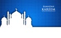Islamic Ramadan Kareem greeting card design Royalty Free Stock Photo
