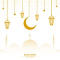Islamic ramadan kareem season festival card design, Ramadan Kareem Design
