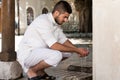 Islamic Religious Rite Ceremony Of Ablution Hand Washing