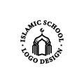 Islamic school logo design template