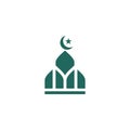 islamic school Vector icon design