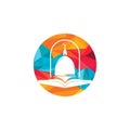 Islamic school vector logo design.