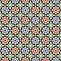 Islamic shapes seamless pattern