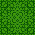 Islamic shapes seamless pattern