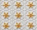 Islamic star pattern.
