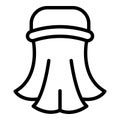 Islamic turban icon outline vector. Islam prayer