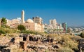 Islamic University of Lebanon and ancient ruins in Tyre