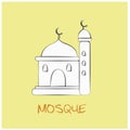 islamic vector icon pack for infographic and apps Royalty Free Stock Photo