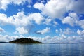 Island on Alqueva lake Royalty Free Stock Photo