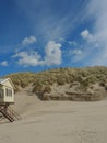 the island of Ameland in the dutch north sea Royalty Free Stock Photo