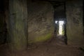 Bryn Celli Ddu megalithic inside mound in wales