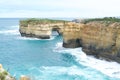 Island Arch Lookout. Scenic lookout in The Great Ocean Road. Royalty Free Stock Photo