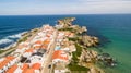 Island Baleal naer Peniche on the shore of the ocean in west coast of Portugal