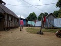 Island Bliss: Exploring the Peaceful Village Life of Madagascar's Tropical Paradise Royalty Free Stock Photo