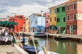 Island of Burano near Venise Royalty Free Stock Photo