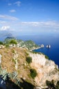 Island of Capri Coastline - Italy Royalty Free Stock Photo