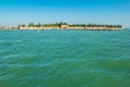 The island cemetery of San Michele cimitero di San Michele in Venice, Italy