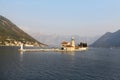 Island church in Perast, Montenegro