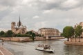 Island Cite with Notre Dame de Paris, Paris Royalty Free Stock Photo