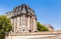 Island of the City. Building on Quai des Orfevres. Paris, Fran Royalty Free Stock Photo