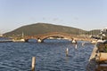 Island and city of Lefkada at Greece