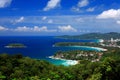 Island with clear blue sky Phuket