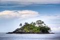 Island at the coast of Capurgana Royalty Free Stock Photo