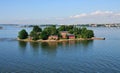 Island on the Coast of Helsinki, Finland Royalty Free Stock Photo