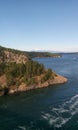 A island at Deception Pass WA Royalty Free Stock Photo