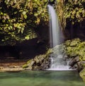 Island of Dominica waterfall Royalty Free Stock Photo