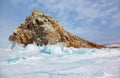 Island Edor in the Baikal lake pass Small Sea